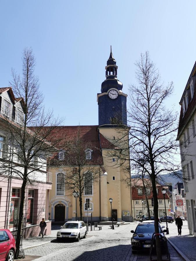 Bohnapartments Design Suite Am Markt - Vollausstattung - Wlan - Zentrum Ilmenau Luaran gambar